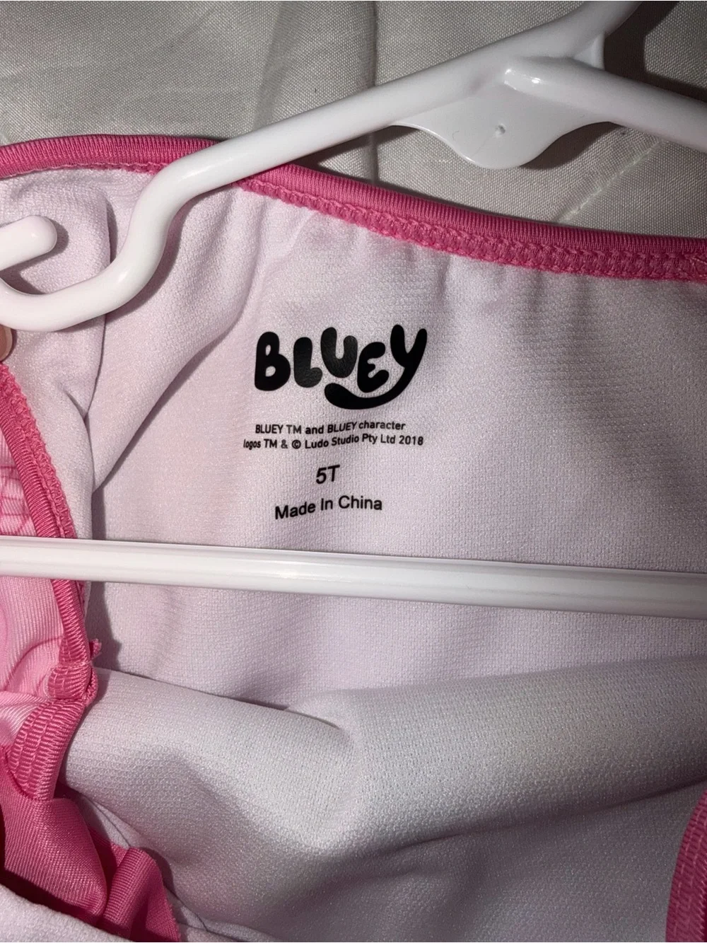 Bluey | Ice cream bluey and bingo swimsuit, size 5T